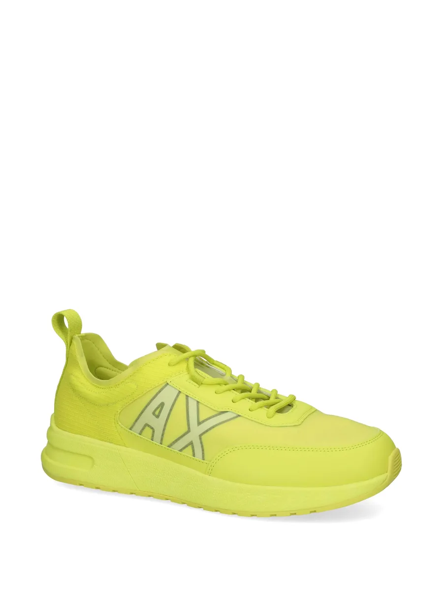 logo-print panelled sneakers 3