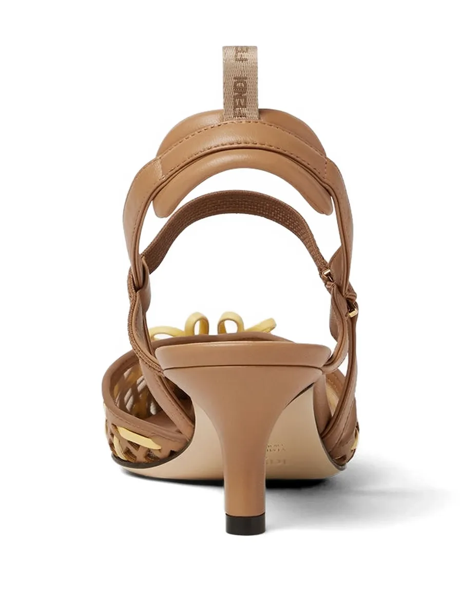Colibri interwoven flower pumps 5
