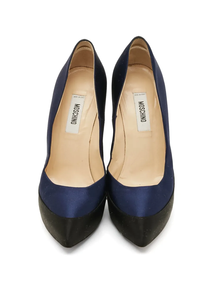 tricolour platform pumps 6