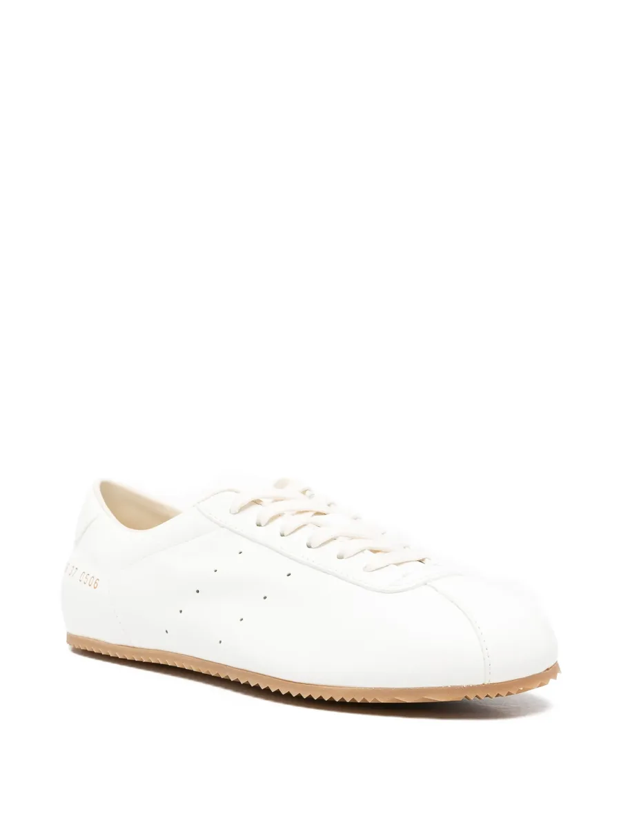 Driving perforated lace-up sneakers 4