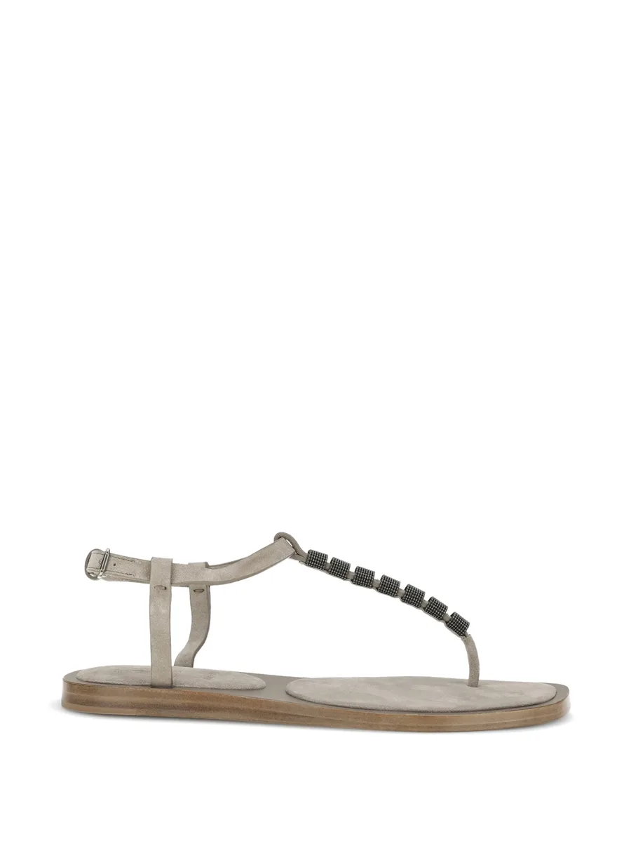 beaded-strap sandals 2