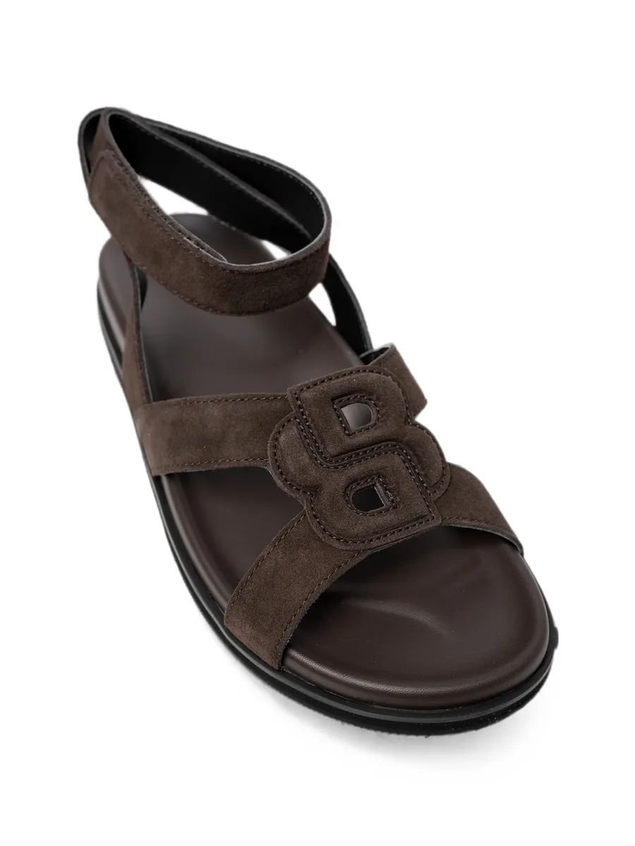 logo-patch touch-strap sandals 8