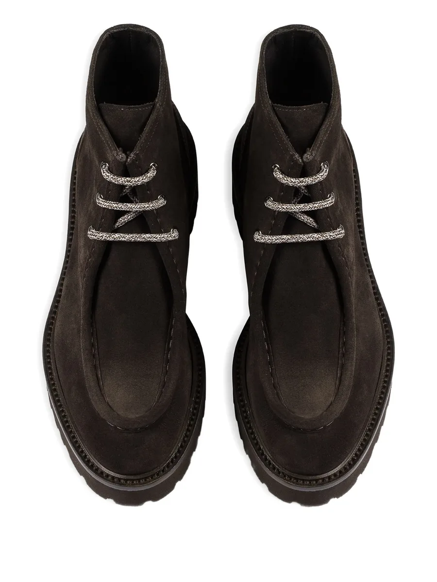 suede lace-up boots 5