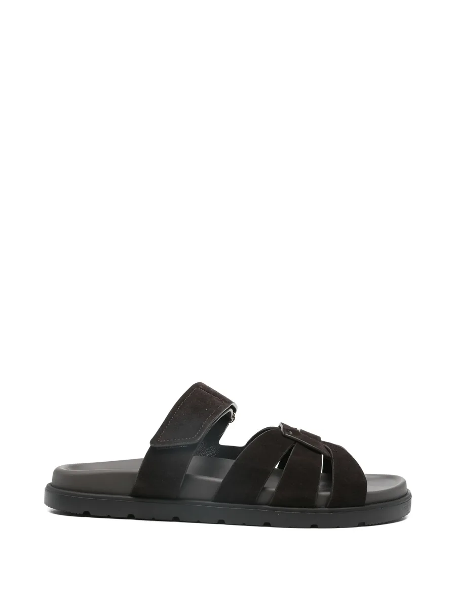 woven suede sandals 2