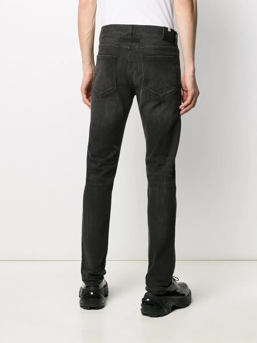 denim straight leg jeans 7