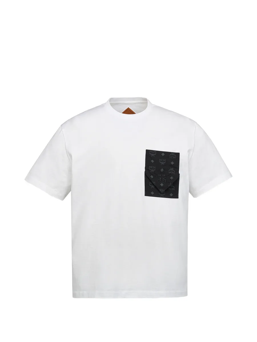 monogram-patch T-shirt 2
