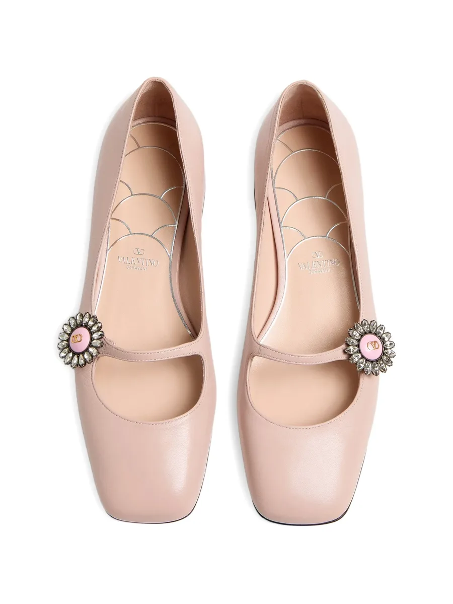 Mary-Jane ballet leather ballerina shoes 7