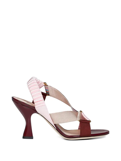 elasticated-strap sandals