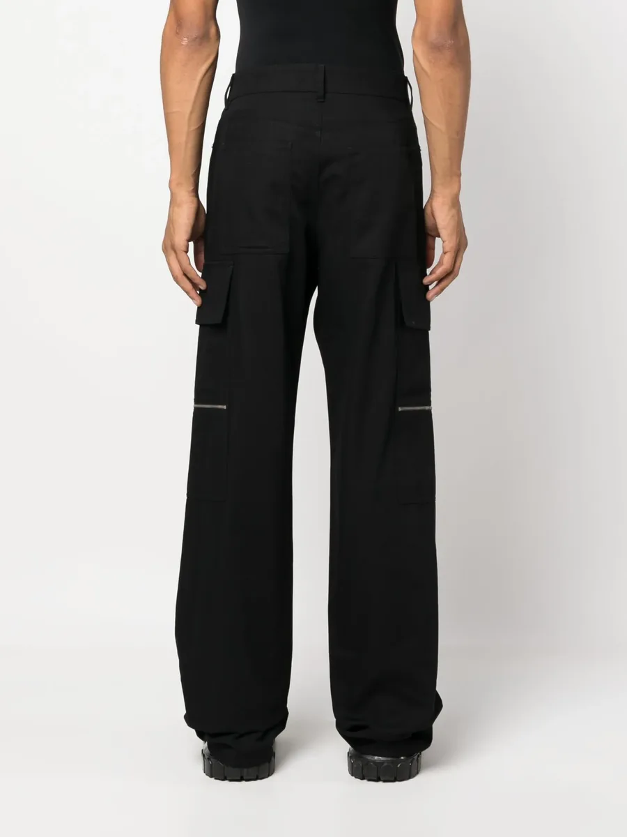 wide-leg cargo trousers 8