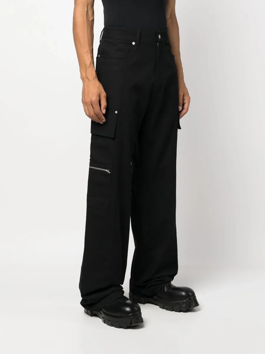 wide-leg cargo trousers 5