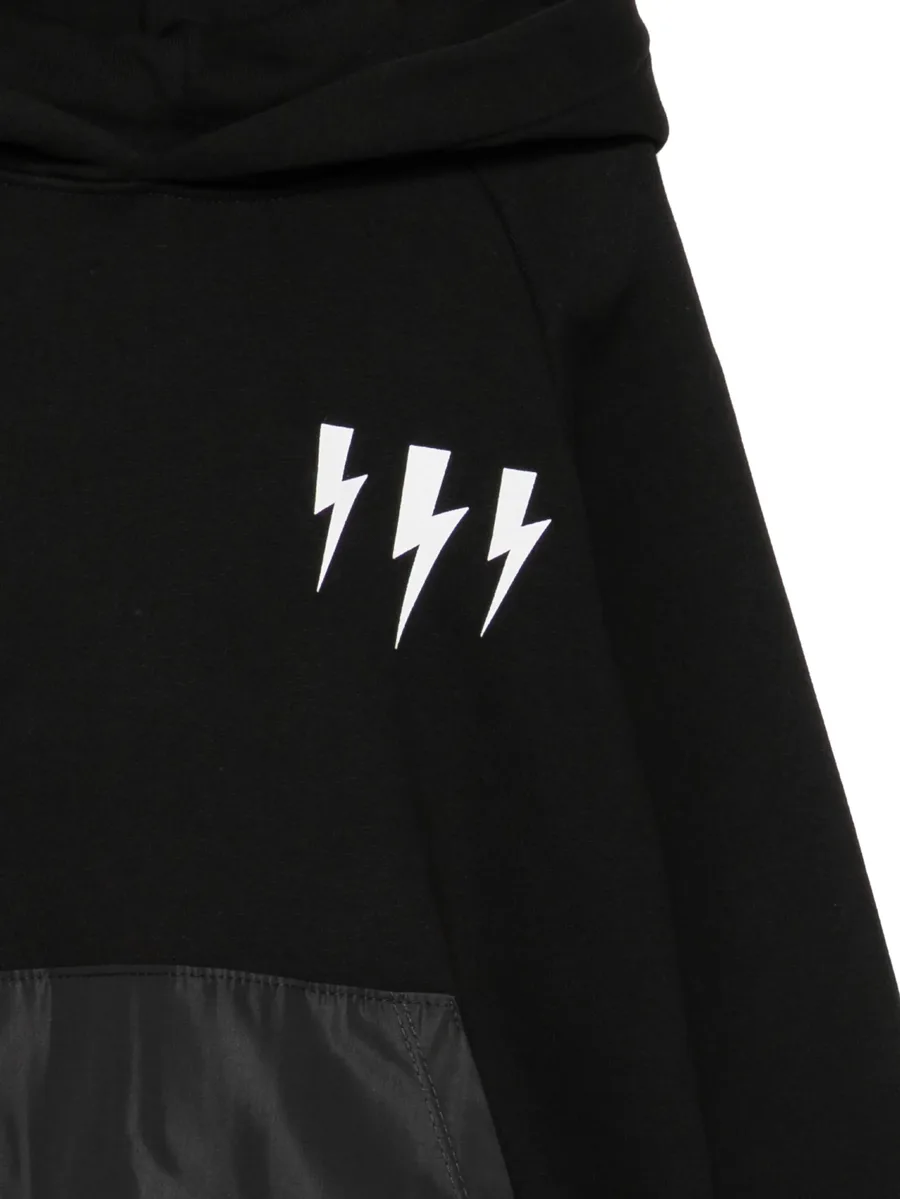 Thunderbolt-print hoodie 5
