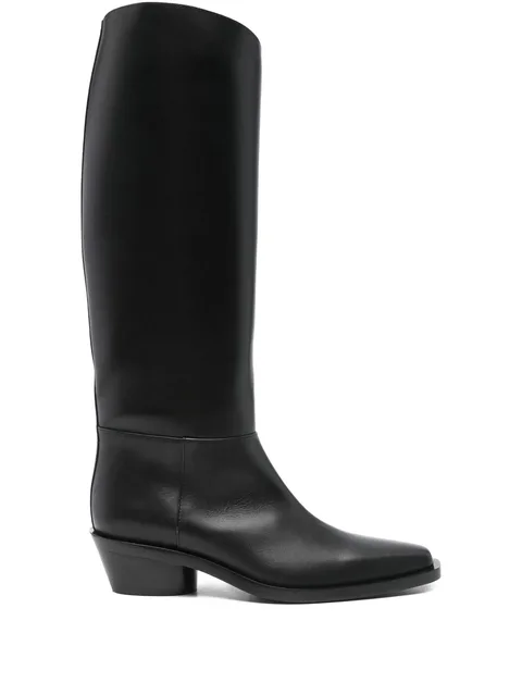 leather boots