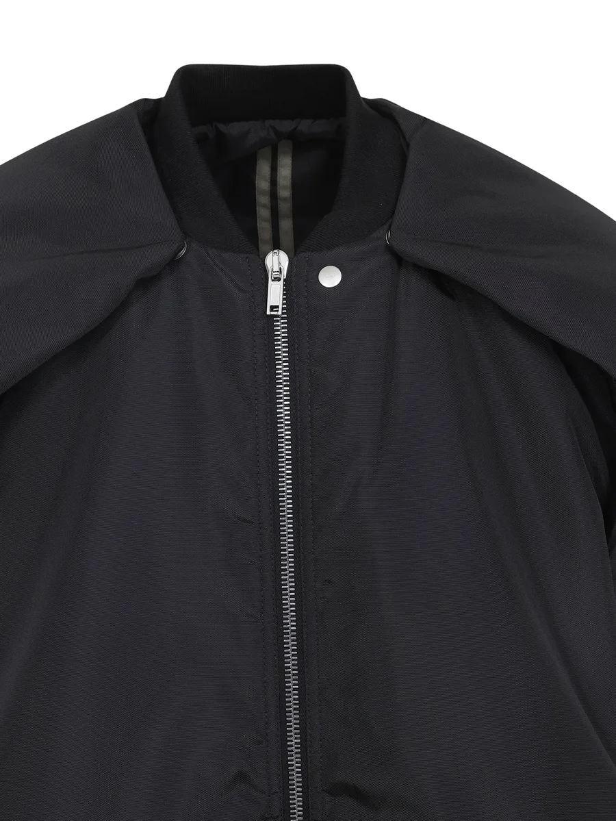 padded zip-front bomber jacket 8