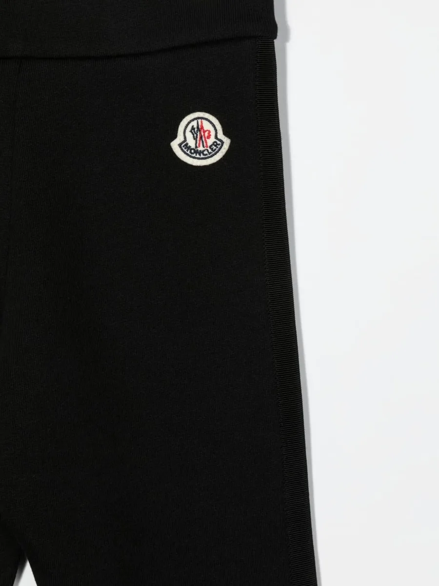 logo-patch jersey trousers 5