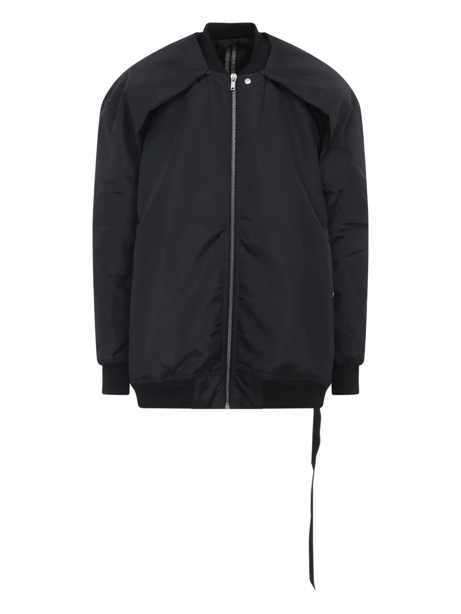 padded zip-front bomber jacket 1