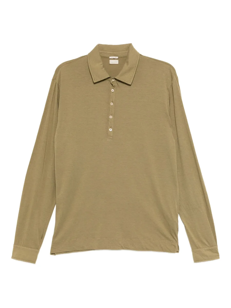 long-sleeve polo shirt 1
