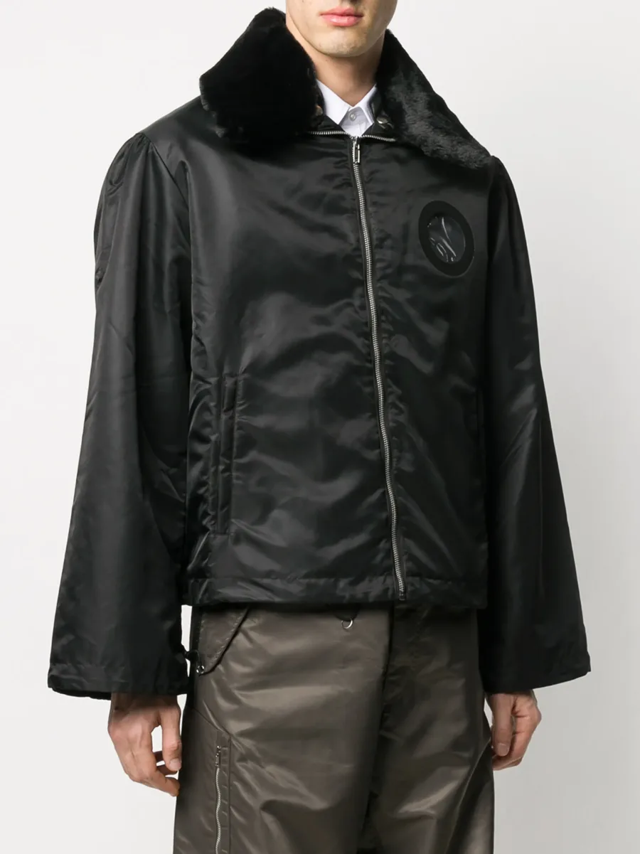 wide collar padded jacket 6