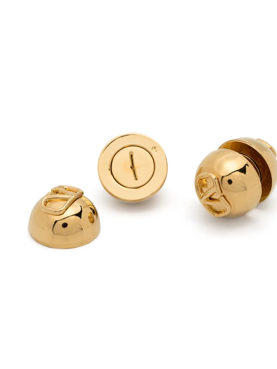 серьги с тиснением VLogo Signature 6