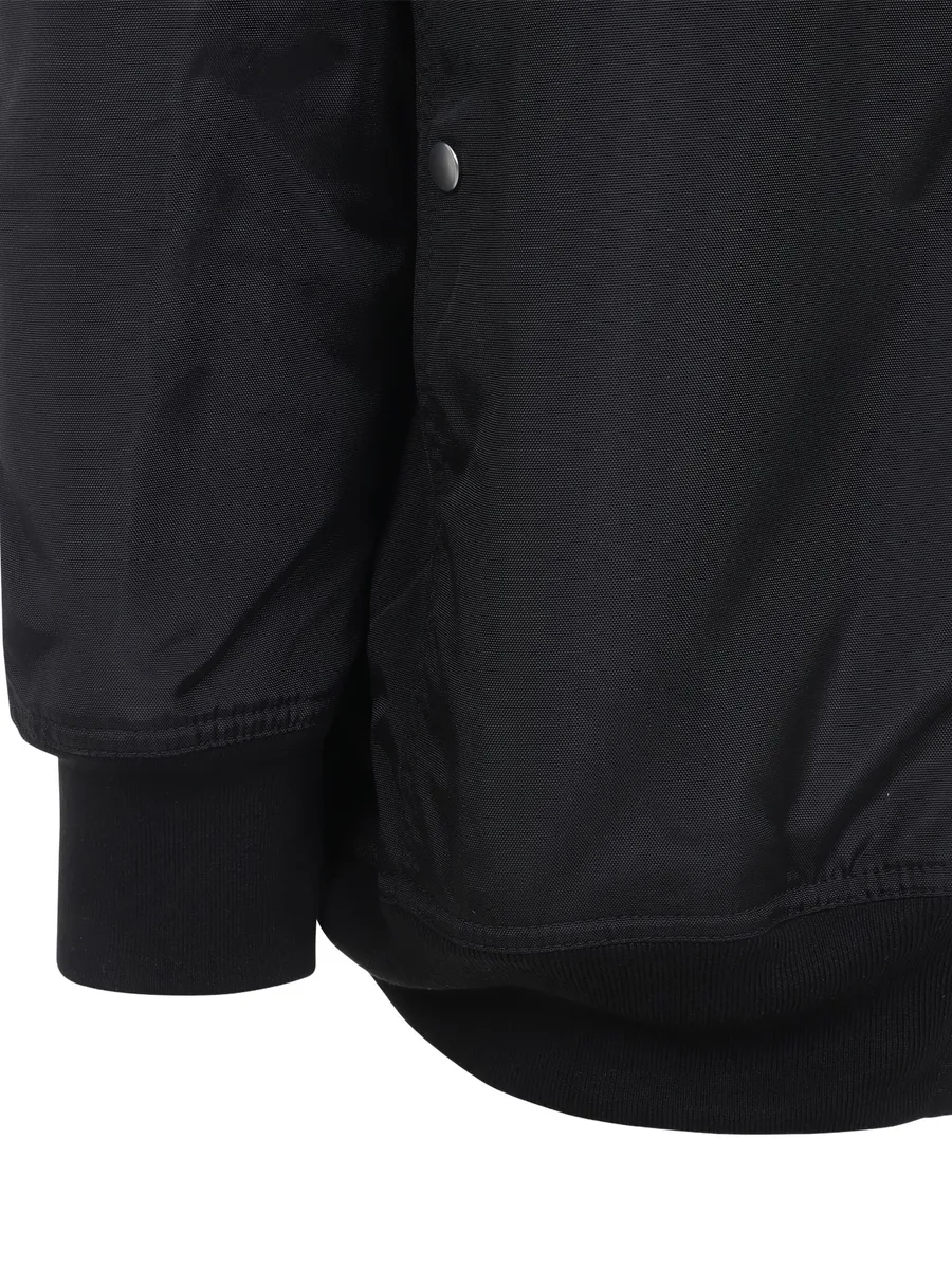padded zip-front bomber jacket 5