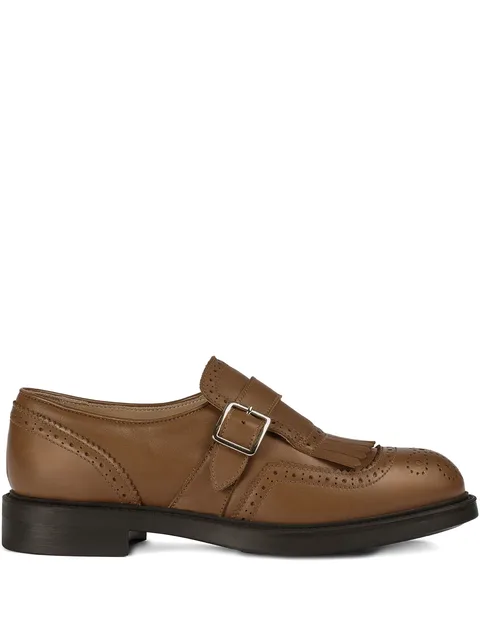 tassel-detail buckled monk shoes