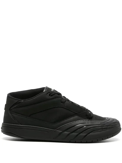 4G-appliqué tonal sneakers