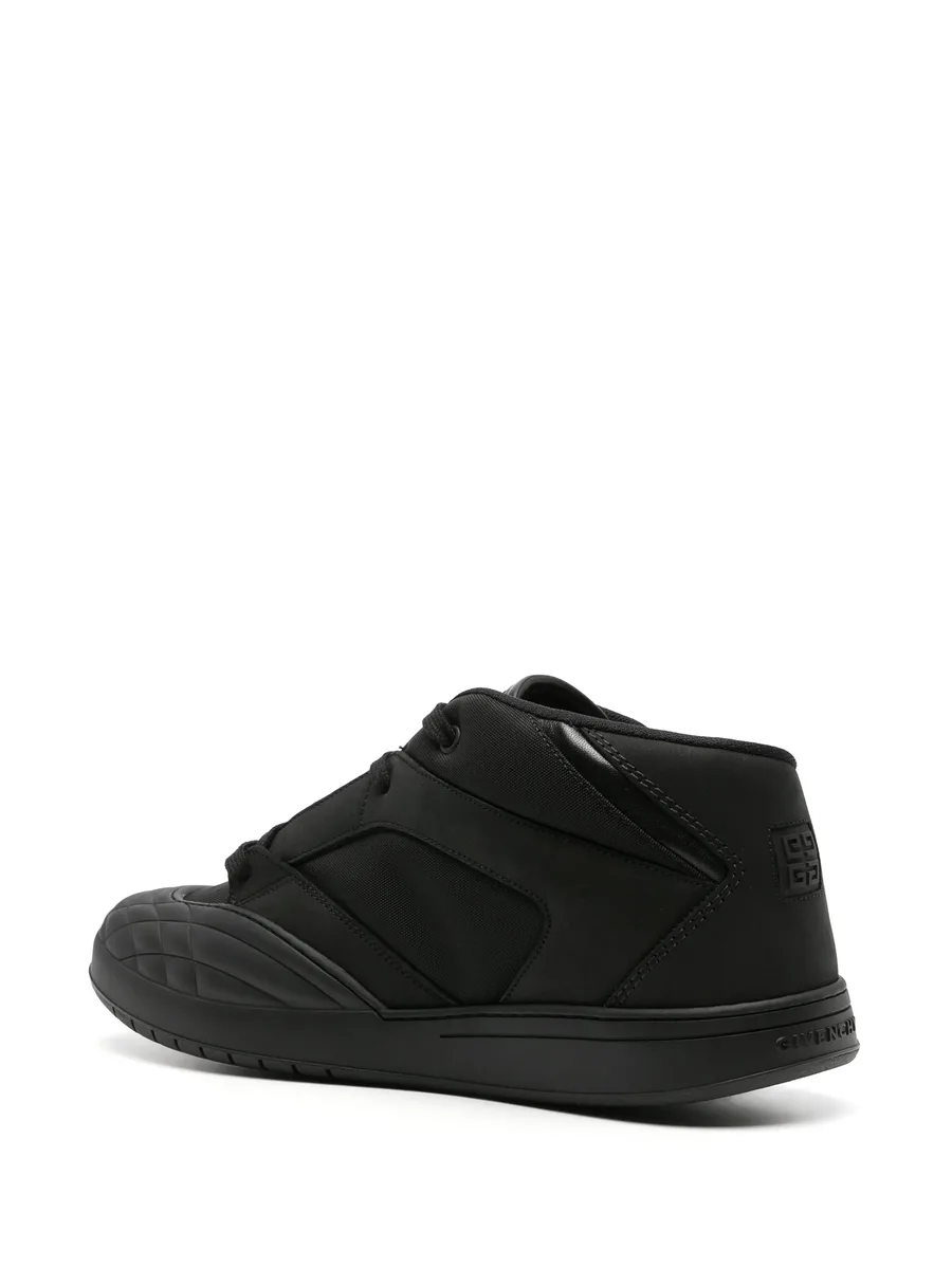 4G-appliqué tonal sneakers 7