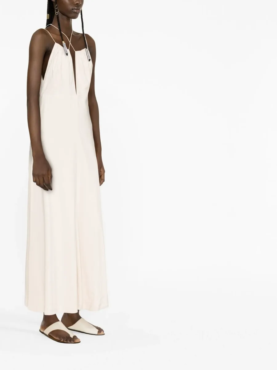 halterneck sleeveless maxi dress 6