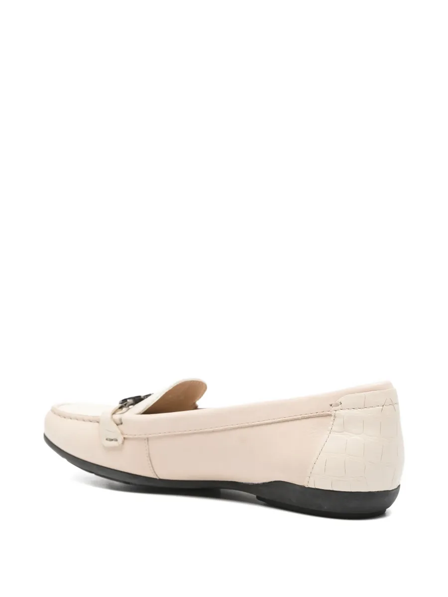 Annytah chain-detail embossed loafers 6