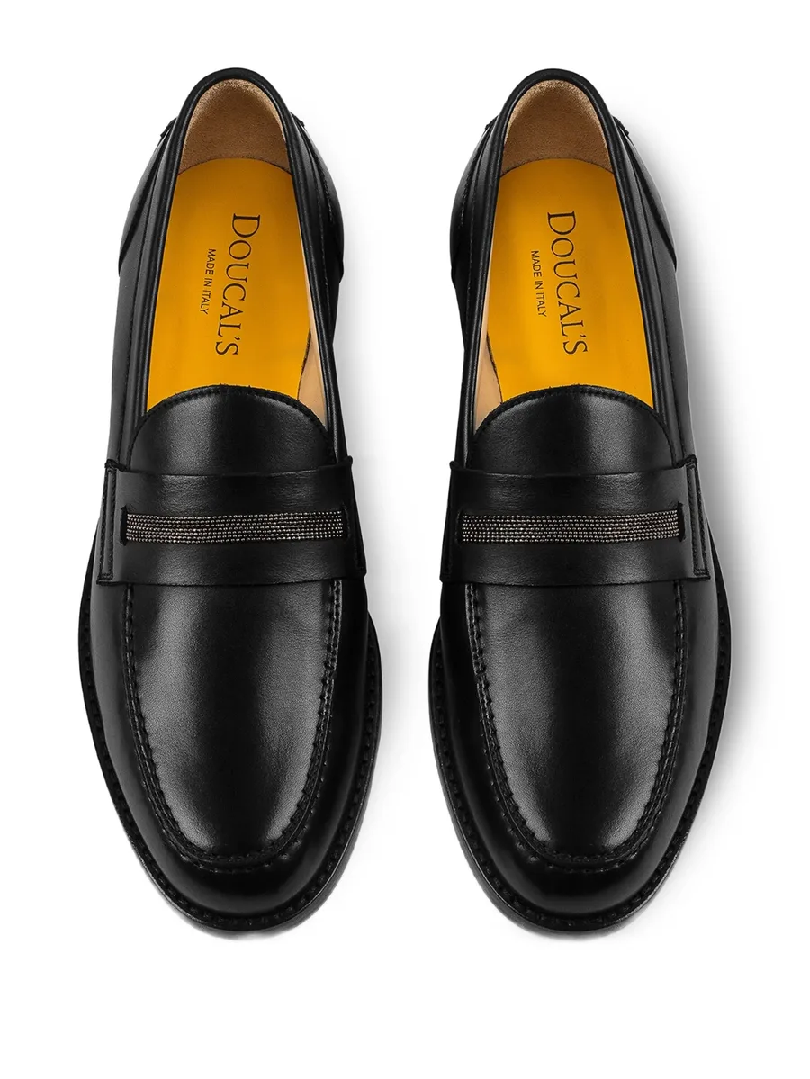 stud-embellishment leather loafers 6