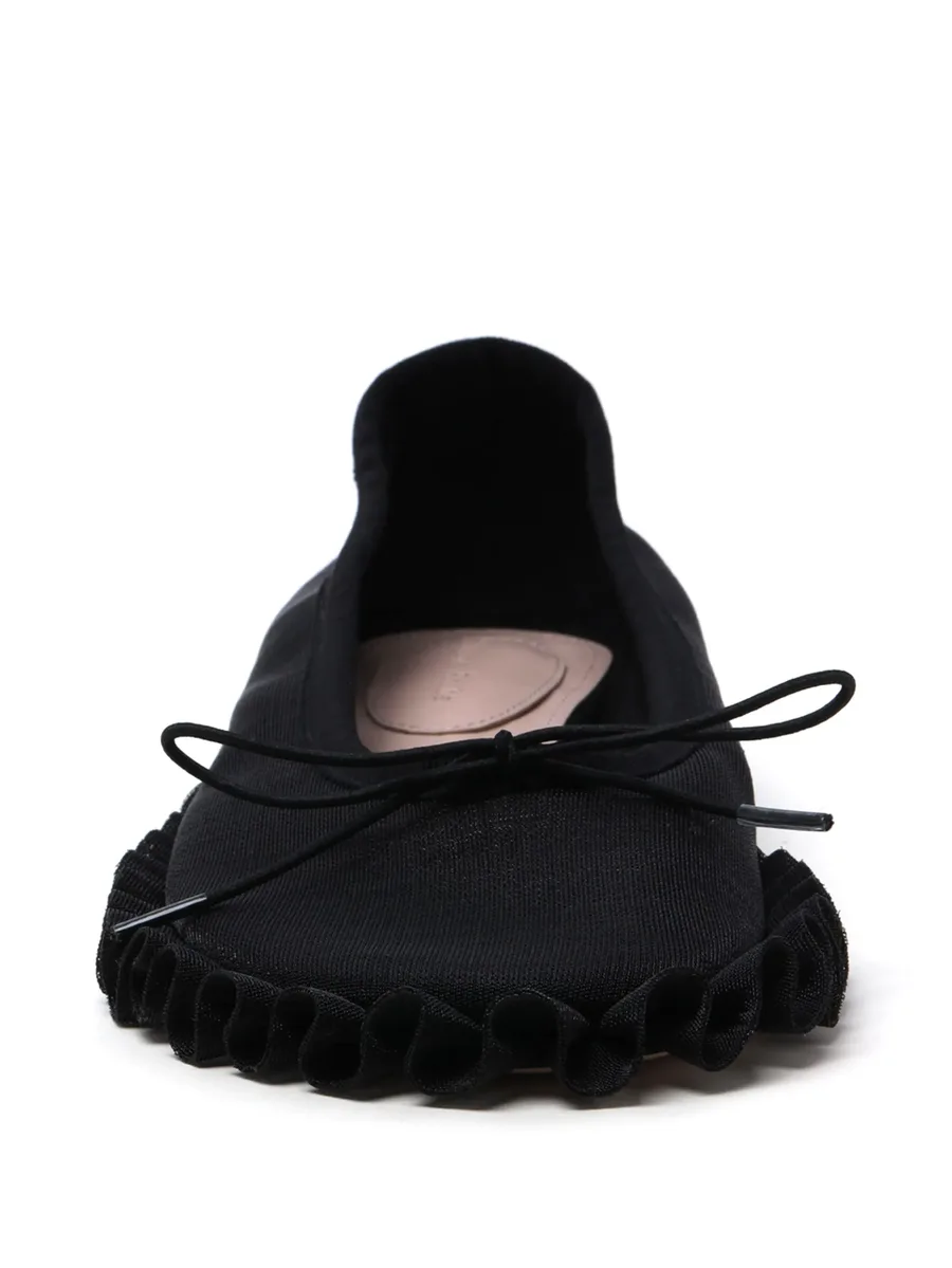 ruffled-detail ballet flats 6