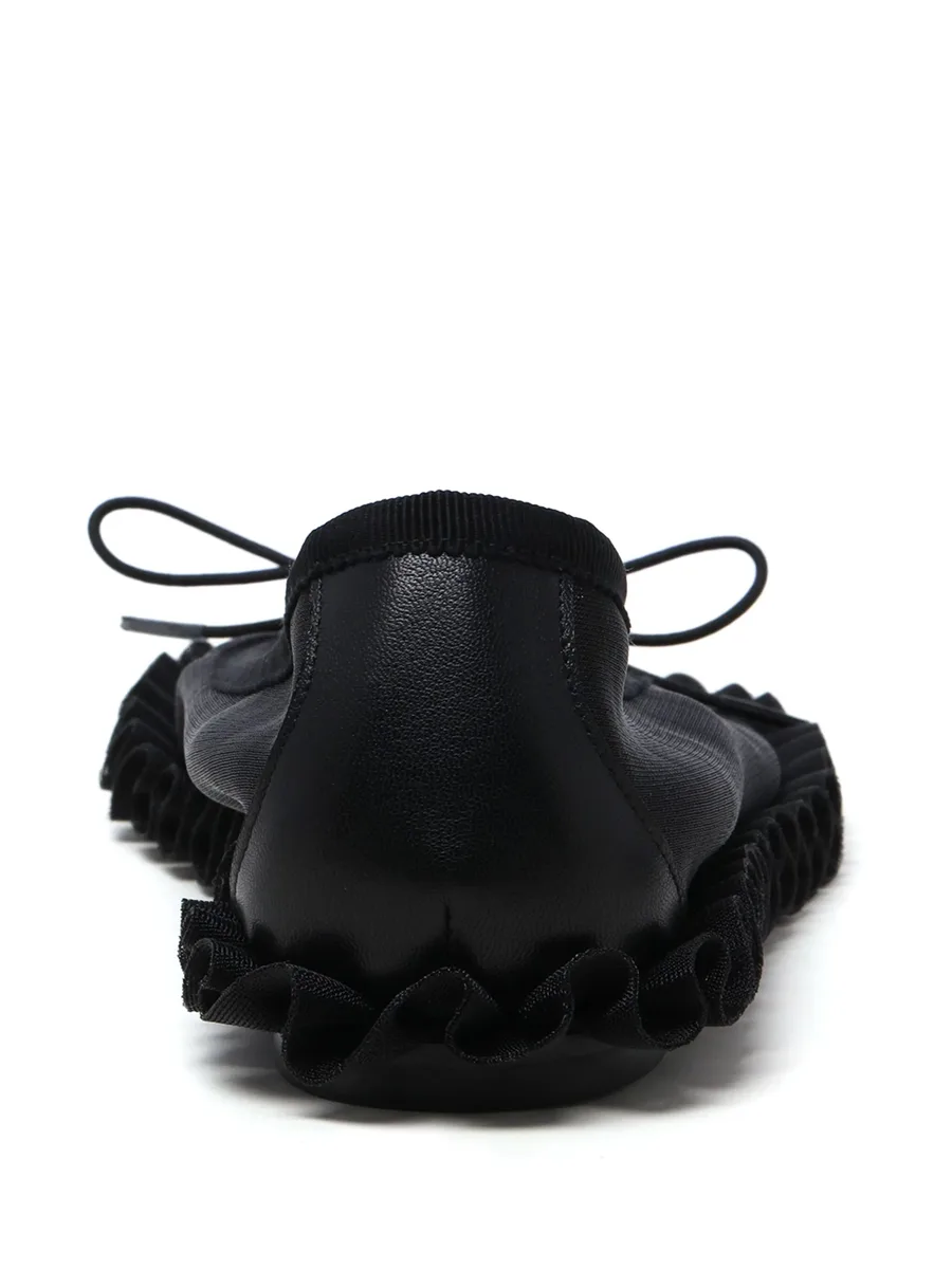 ruffled-detail ballet flats 8