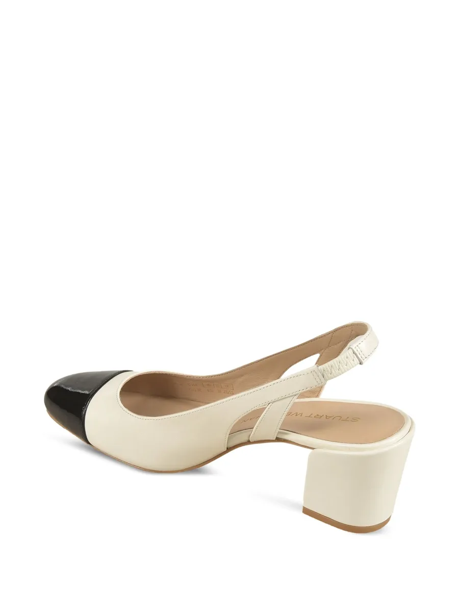 slingback block-heel pumps 6