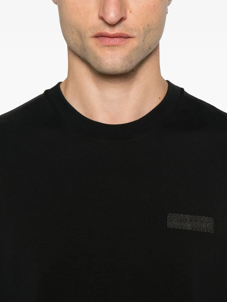 logo-patch cotton T-shirt 8