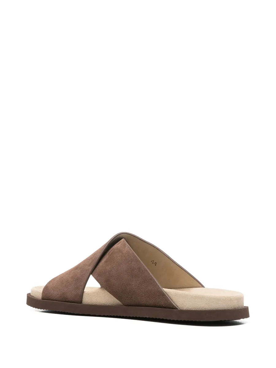 шлепанцы с перекрестными ремешками 5