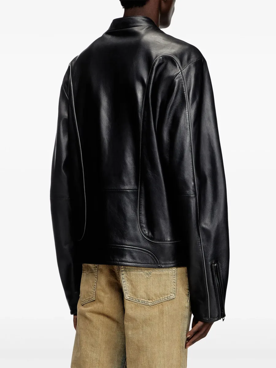 zip panelled jacket 7