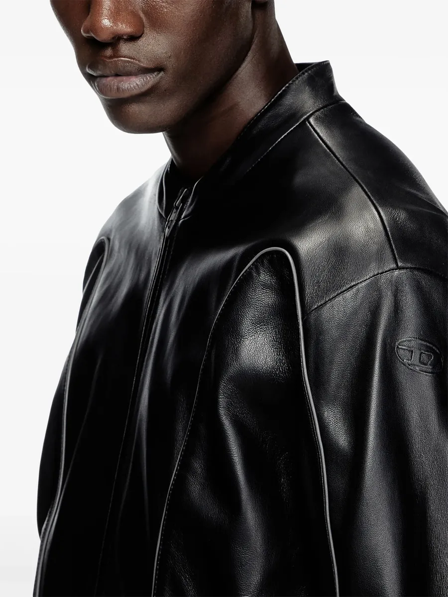 zip panelled jacket 10