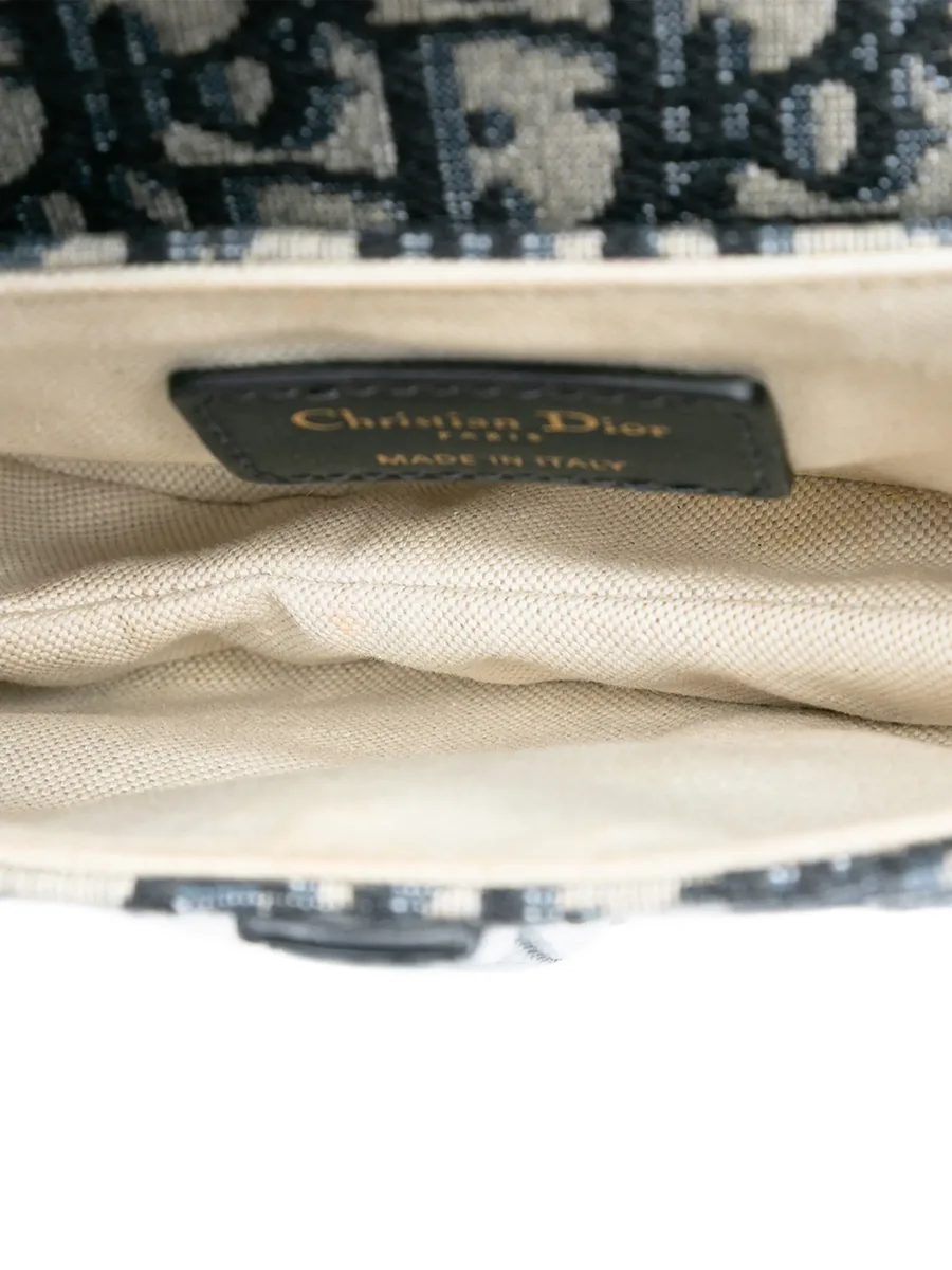 сумка-сэтчел Micro Oblique Canvas Saddle Bag (2019 год) 9
