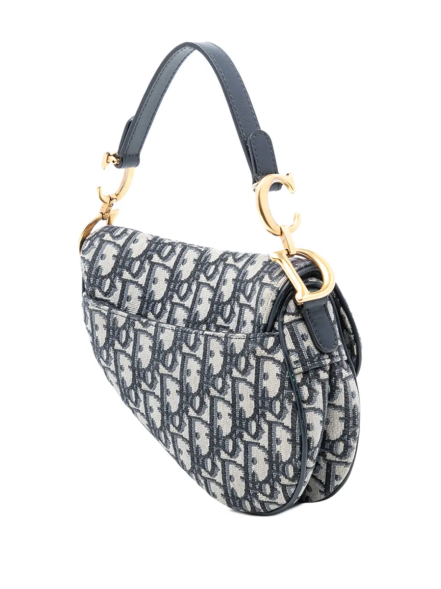 сумка-сэтчел Micro Oblique Canvas Saddle Bag (2019 год) 6