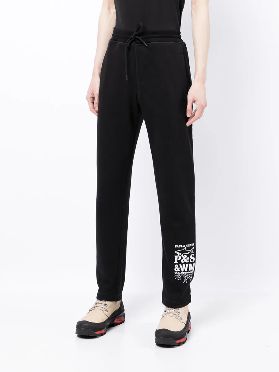 logo-print cotton sweatpants 5