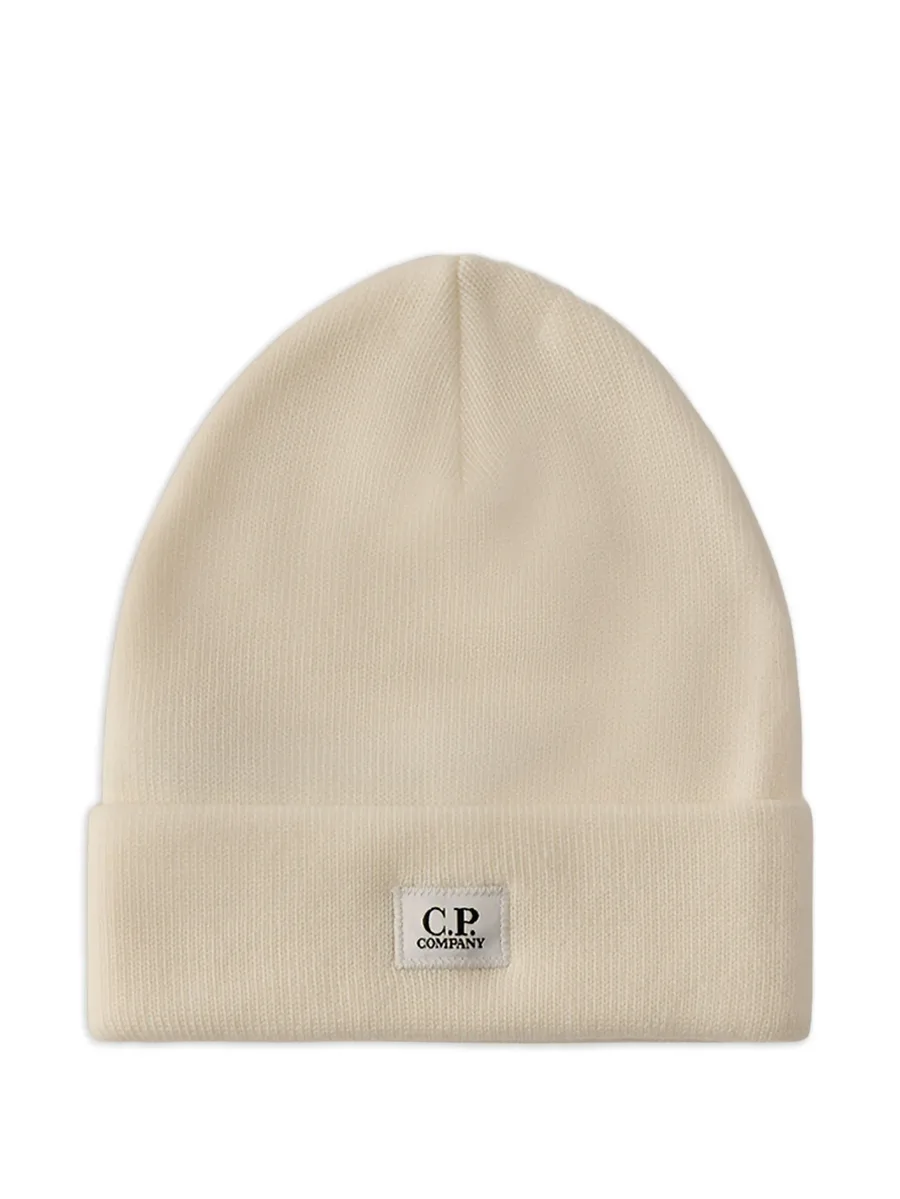 logo-patch beanie hat 1
