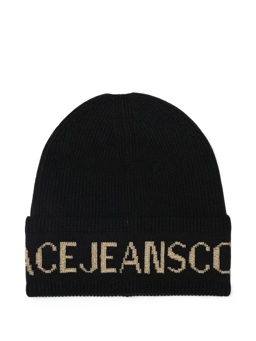 intarsia-knit logo beanie 3