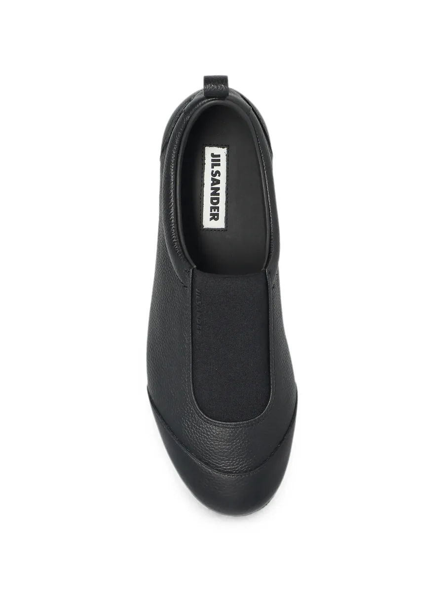Etage grainy leather slip-on sneakers 7