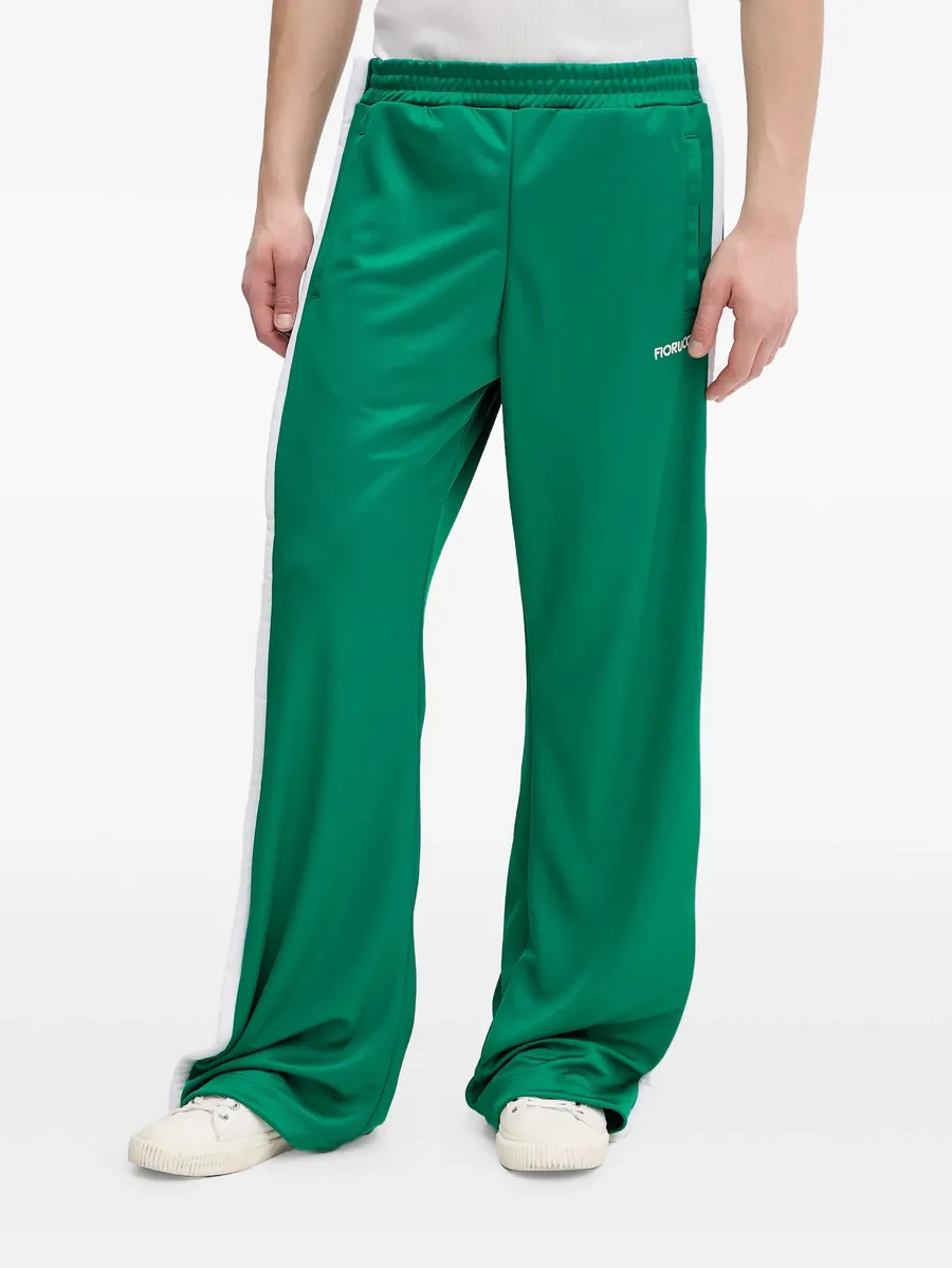 stripe-detail trousers 1