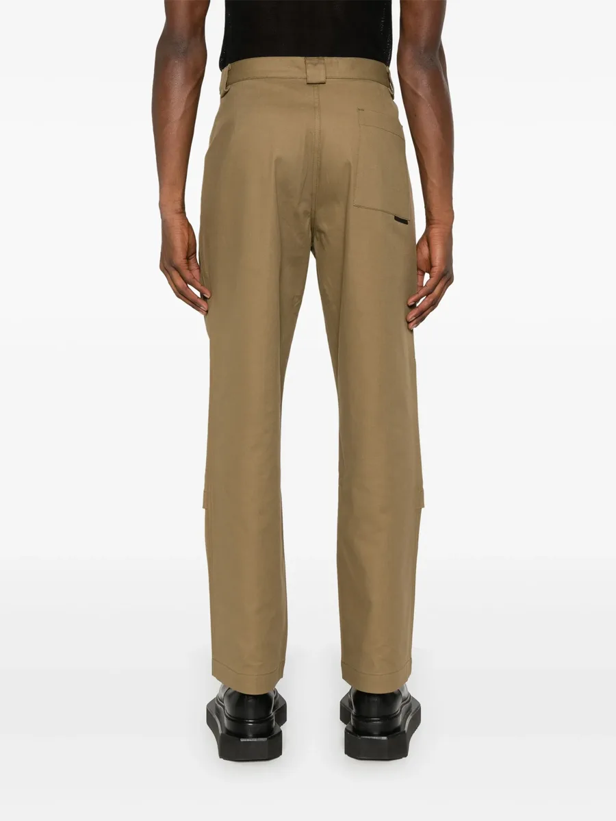 Replicated twill trousers 7