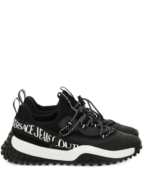 logo-detail mesh trainers