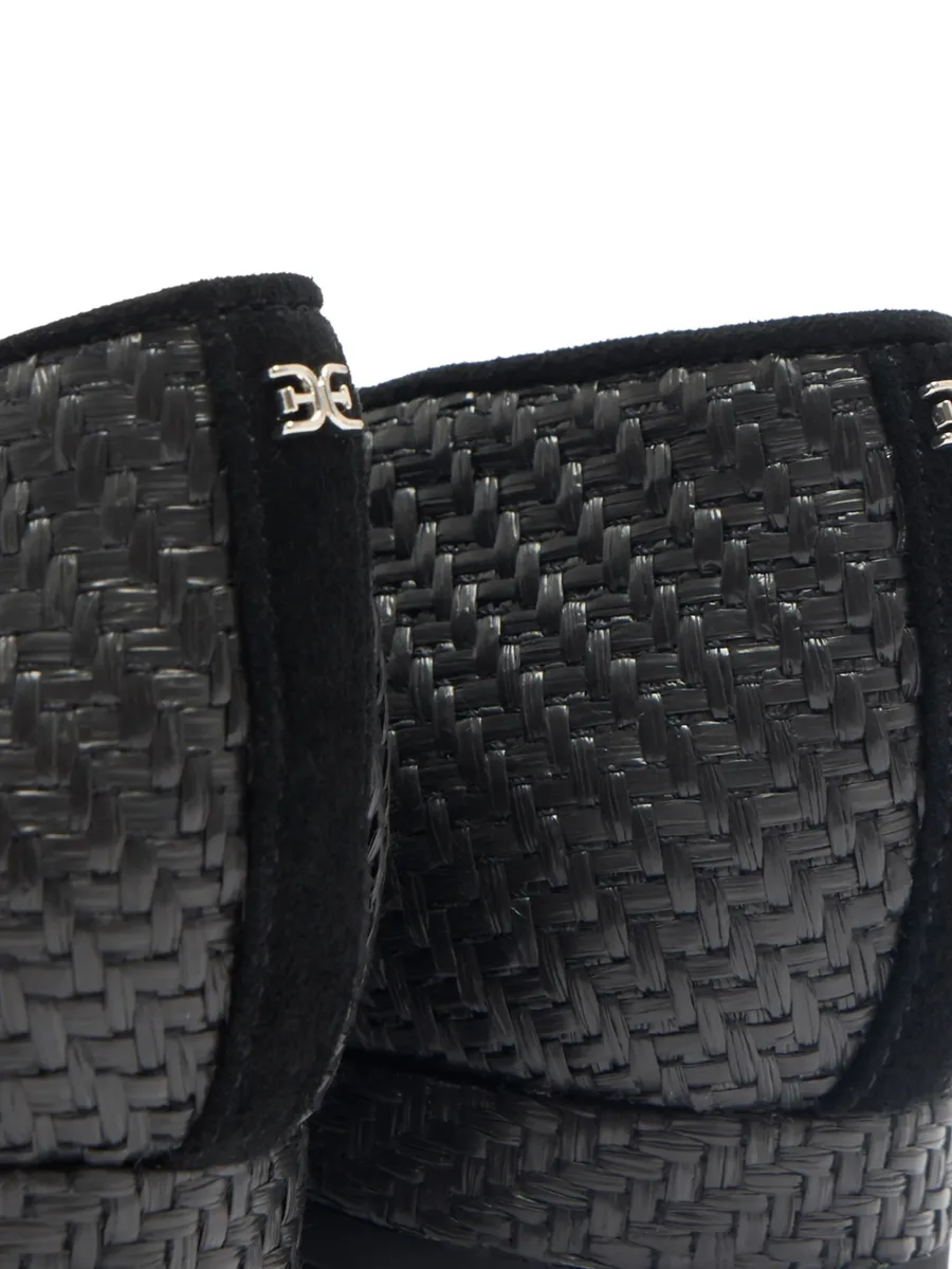 Esmira bow woven ballet flat pumps 7