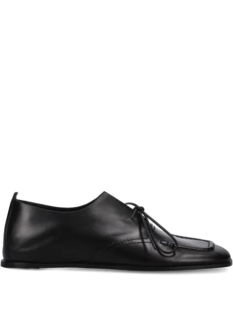 leather loafers