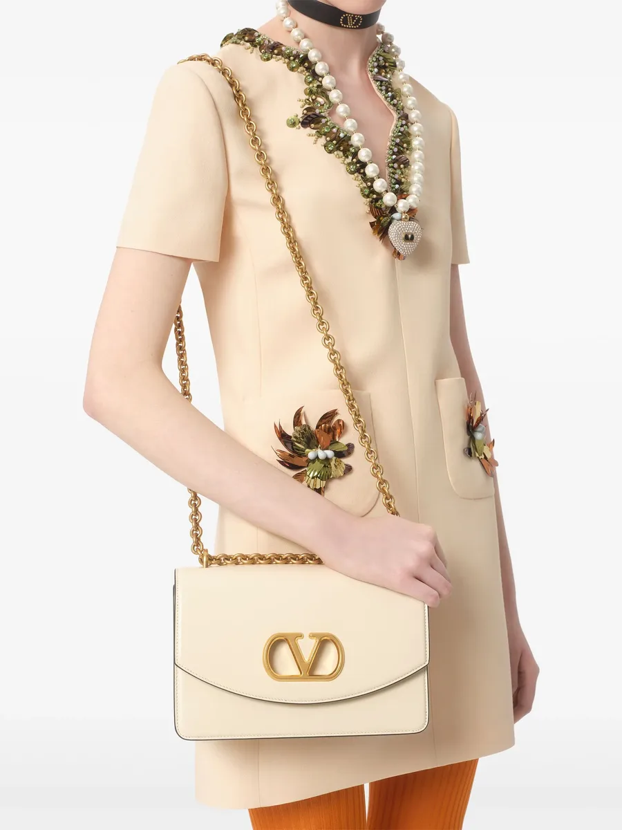 платье мини Crepe Couture с вышивкой 11