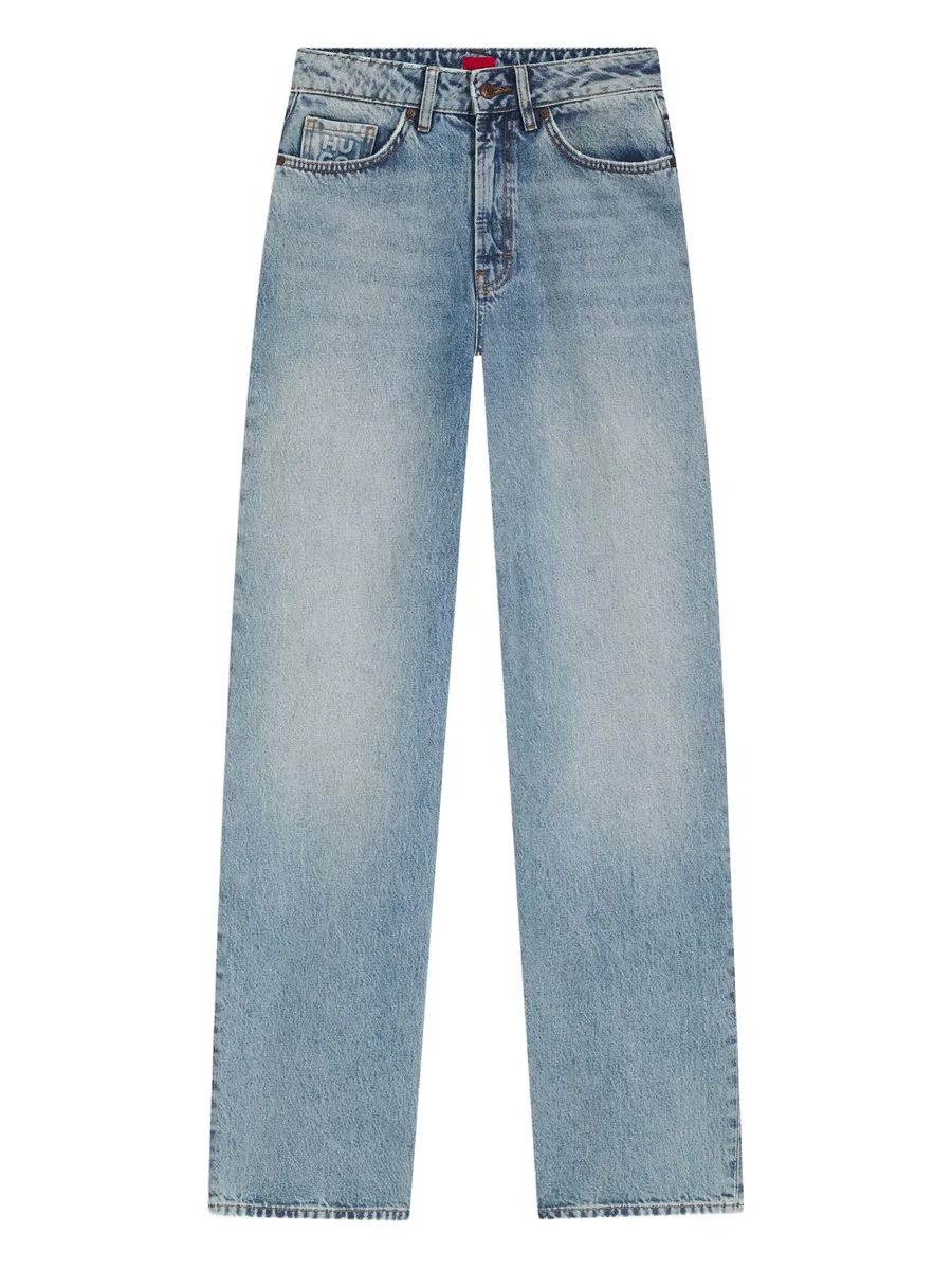 logo-pocket jeans 1