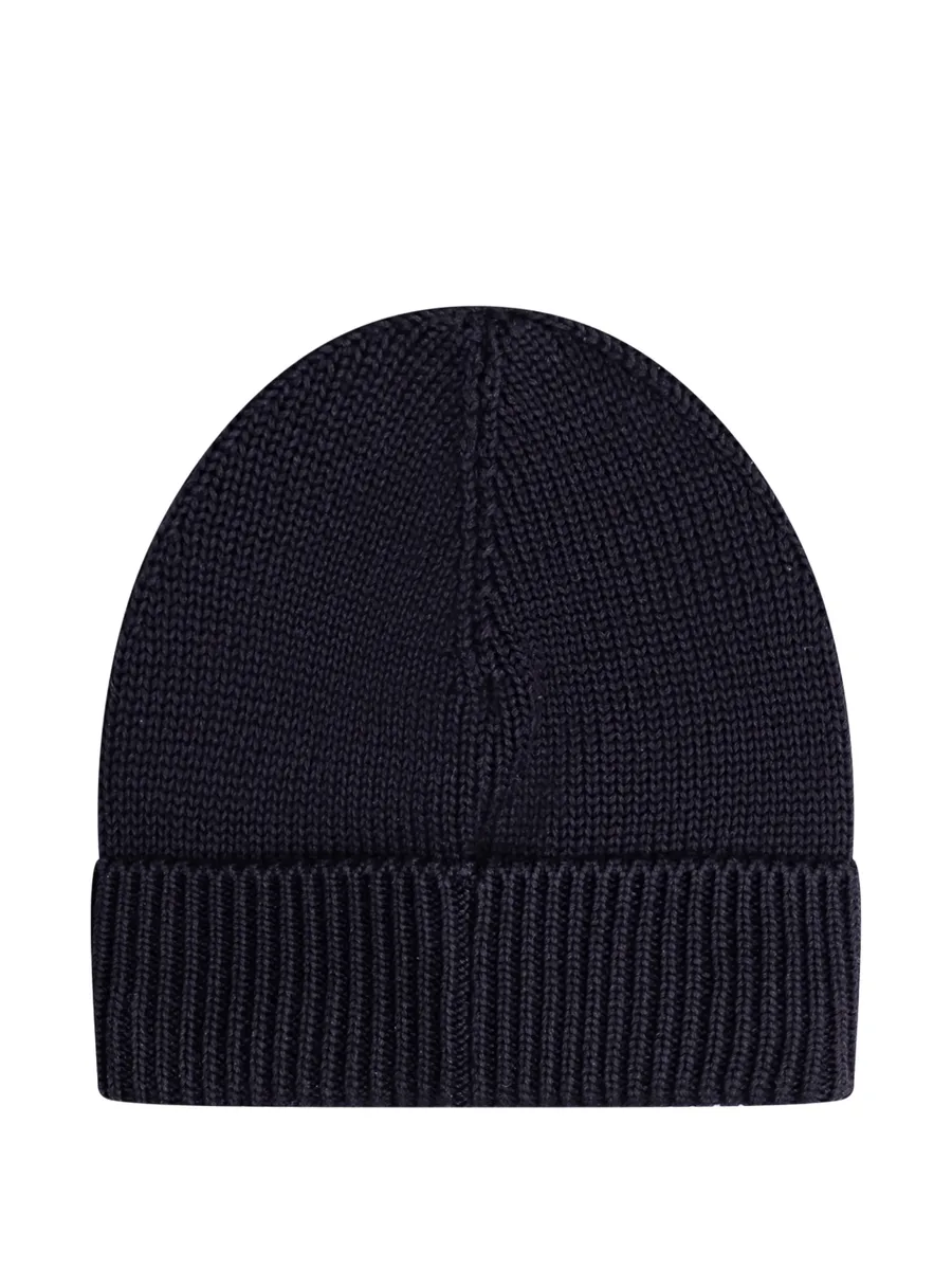 logo-patch beanie hat 3
